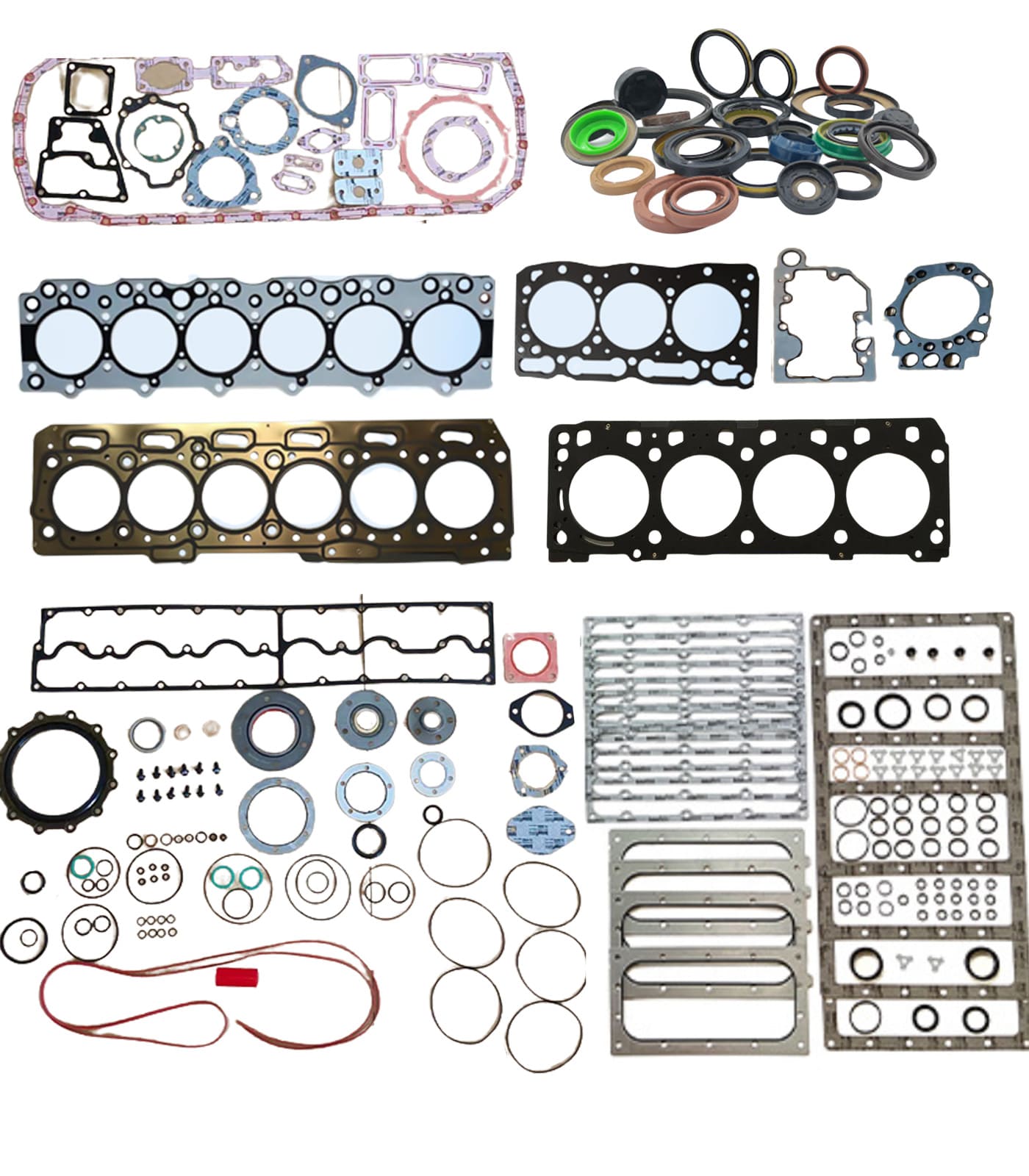 Full Engine Gasket Set Complete Engine Gasket Set For Small Block Chevy 283-350 5.7L V8 - KS2600 Compatible 283 350 V8 Gaskets - Foto 4